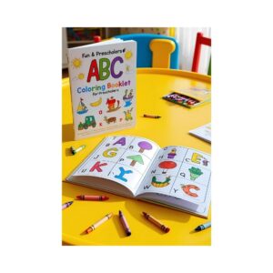 ABC Coloring Booklet for Preschoolers – Fun and Educational Printable PDF (Digital Format)