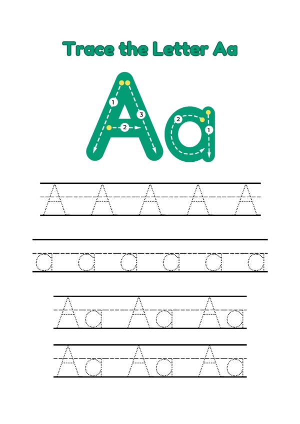 Fun & Colorful ABC Tracing Workbook - Practice Letter Writing for Kids!